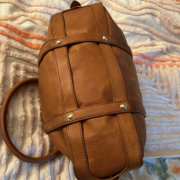 Vintage leather Michael Kors bowler bag - Picture 5 of 16